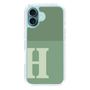 Slim Protection Case［ オリジナル - initial two tone - H green ］