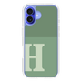 Slim Protection Case［ オリジナル - initial two tone - H green ］