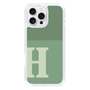 Slim Protection Case［ オリジナル - initial two tone - H green ］