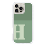 Slim Protection Case［ オリジナル - initial two tone - H green ］