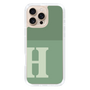 Slim Protection Case［ オリジナル - initial two tone - H green ］