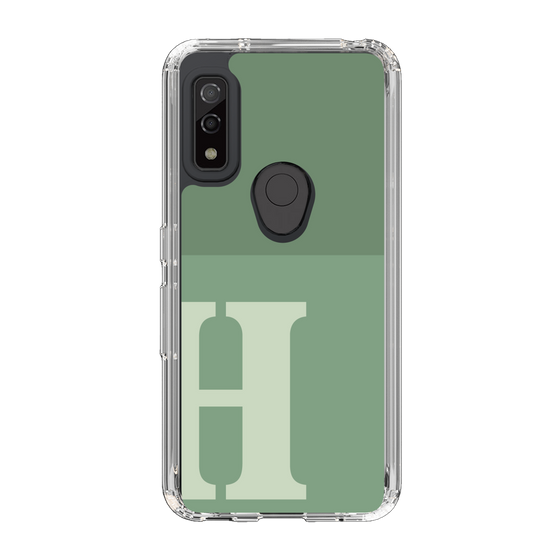 Slim Protection Case［ Original - initial two tone - H green ］