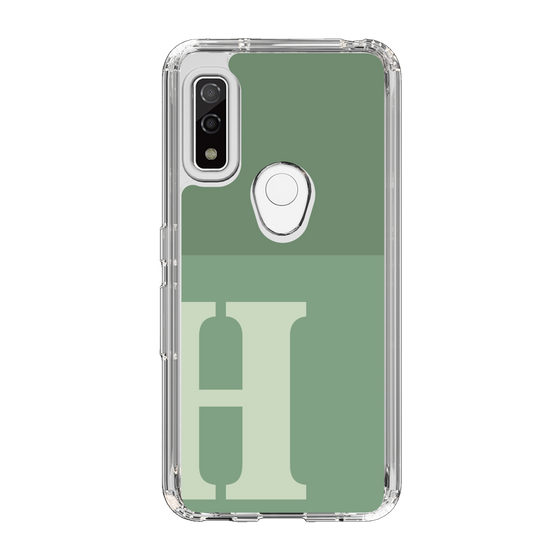 Slim Protection Case［ Original - initial two tone - H green ］