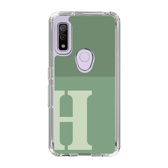 Slim Protection Case［ Original - initial two tone - H green ］