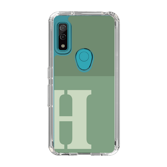 Slim Protection Case［ Original - initial two tone - H green ］