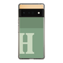 Slim Protection Case［ Original - initial two tone - H green ］