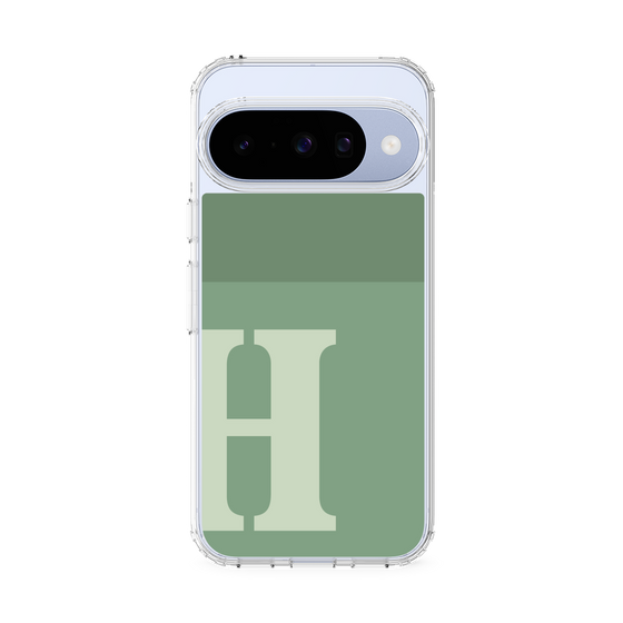 Slim Protection Case［ Original - initial two tone - H green ］