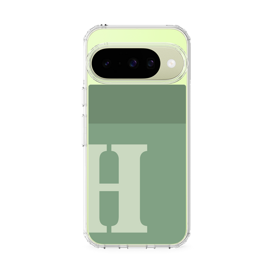 Slim Protection Case［ Original - initial two tone - H green ］