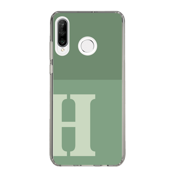 Slim Protection Case［ Original - initial two tone - H green ］