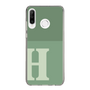 Slim Protection Case［ Original - initial two tone - H green ］