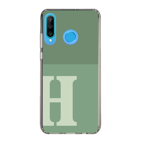 Slim Protection Case［ Original - initial two tone - H green ］