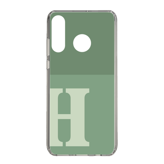 Slim Protection Case［ Original - initial two tone - H green ］
