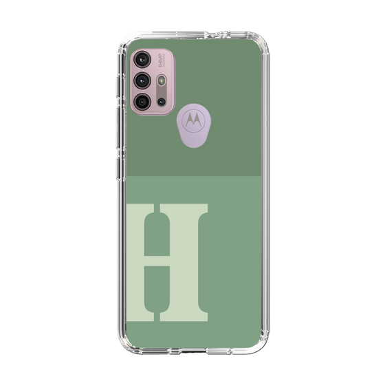 Slim Protection Case［ Original - initial two tone - H green ］