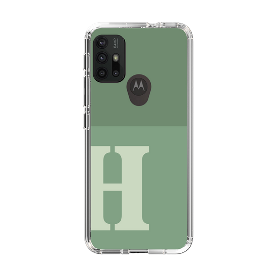 Slim Protection Case［ Original - initial two tone - H green ］