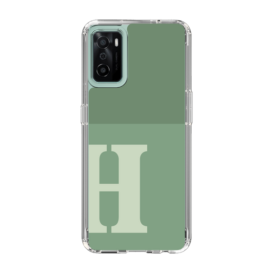 Slim Protection Case［ Original - initial two tone - H green ］