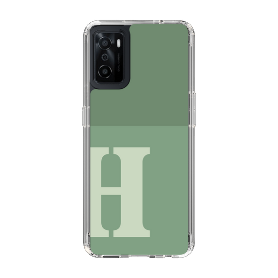 Slim Protection Case［ Original - initial two tone - H green ］