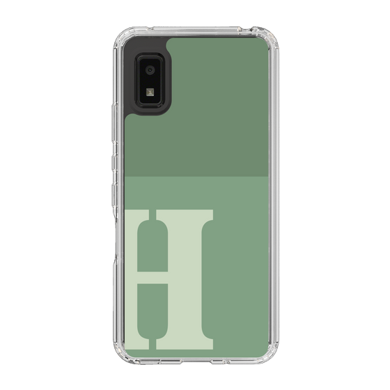 Slim Protection Case［ Original - initial two tone - H green ］