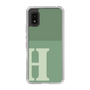 Slim Protection Case［ Original - initial two tone - H green ］
