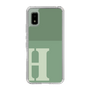 Slim Protection Case［ Original - initial two tone - H green ］