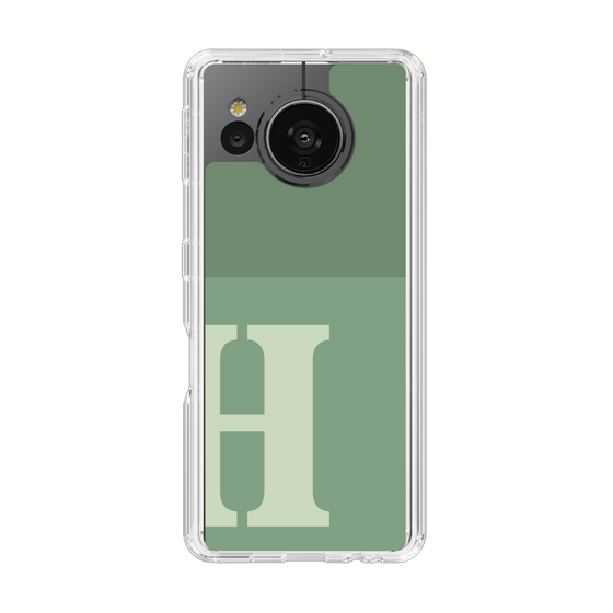 Slim Protection Case［ Original - initial two tone - H green ］