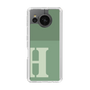 Slim Protection Case［ Original - initial two tone - H green ］