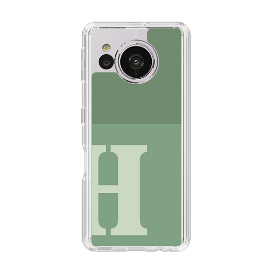 Slim Protection Case［ Original - initial two tone - H green ］