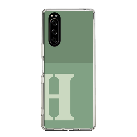 Slim Protection Case［ Original - initial two tone - H green ］