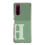 Slim Protection Case［ Original - initial two tone - H green ］