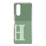 Slim Protection Case［ Original - initial two tone - H green ］