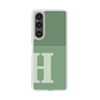 Slim Protection Case［ Original - initial two tone - H green ］