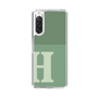 Slim Protection Case［ Original - initial two tone - H green ］
