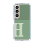Slim Protection Case［ Original - initial two tone - H green ］