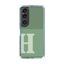 Slim Protection Case［ Original - initial two tone - H green ］