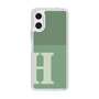 Slim Protection Case［ Original - initial two tone - H green ］