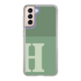 Slim Protection Case［ Original - initial two tone - H green ］