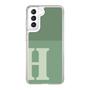 Slim Protection Case［ Original - initial two tone - H green ］