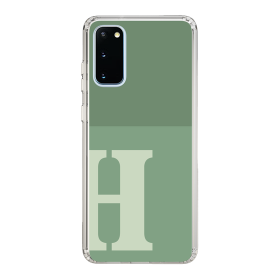 Slim Protection Case［ Original - initial two tone - H green ］