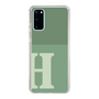 Slim Protection Case［ Original - initial two tone - H green ］