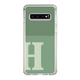 Slim Protection Case［ Original - initial two tone - H green ］
