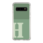 Slim Protection Case［ Original - initial two tone - H green ］
