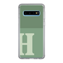 Slim Protection Case［ Original - initial two tone - H green ］