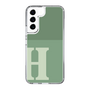 Slim Protection Case［ Original - initial two tone - H green ］