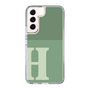Slim Protection Case［ Original - initial two tone - H green ］