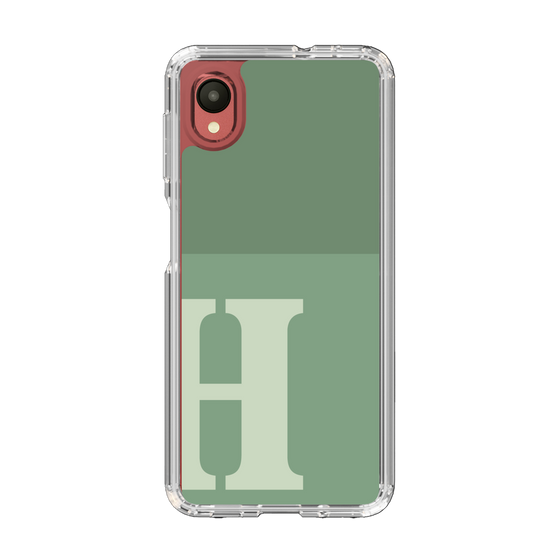 Slim Protection Case［ Original - initial two tone - H green ］