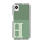 Slim Protection Case［ Original - initial two tone - H green ］