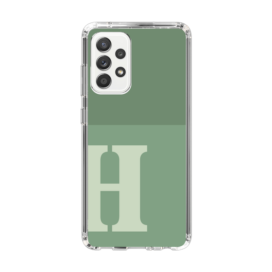 Slim Protection Case［ Original - initial two tone - H green ］