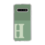 Slim Protection Case［ Original - initial two tone - H green ］