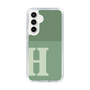 Slim Protection Case［ Original - initial two tone - H green ］