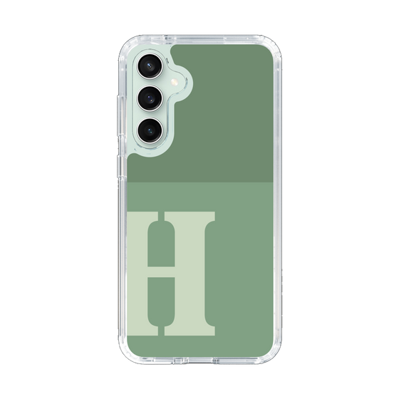 Slim Protection Case［ Original - initial two tone - H green ］