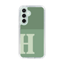 Slim Protection Case［ Original - initial two tone - H green ］